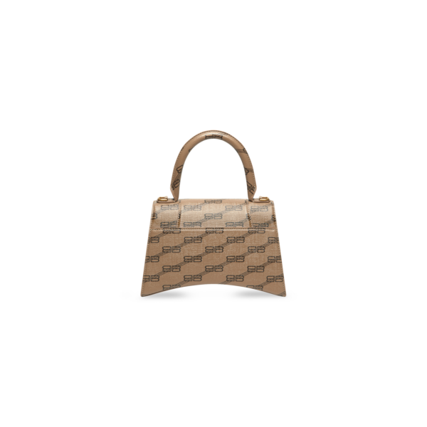 HOURGLASS BB MONOGRAM beschichtet Small Damen Handtasche aus Canvas in Beige