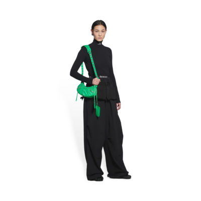 WOMEN'S LE CAGOLE XS SHOULDER BAG IN GREEN