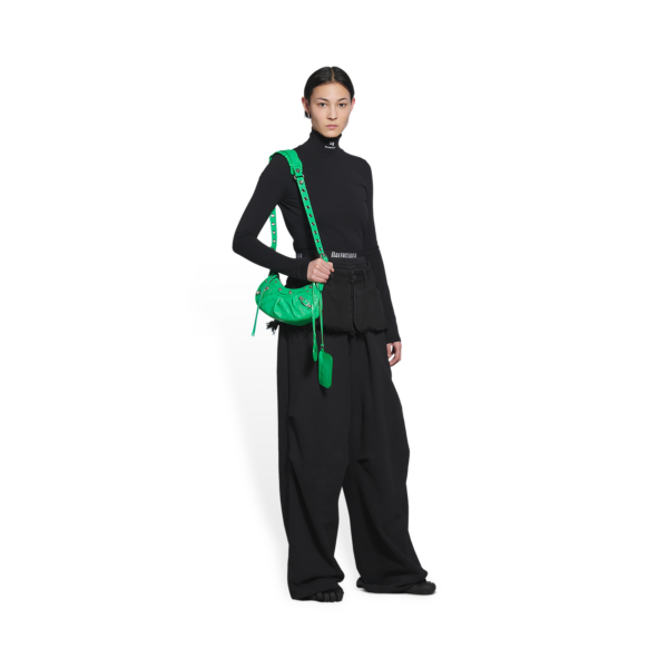 WOMEN'S LE CAGOLE XS SHOULDER BAG IN GREEN