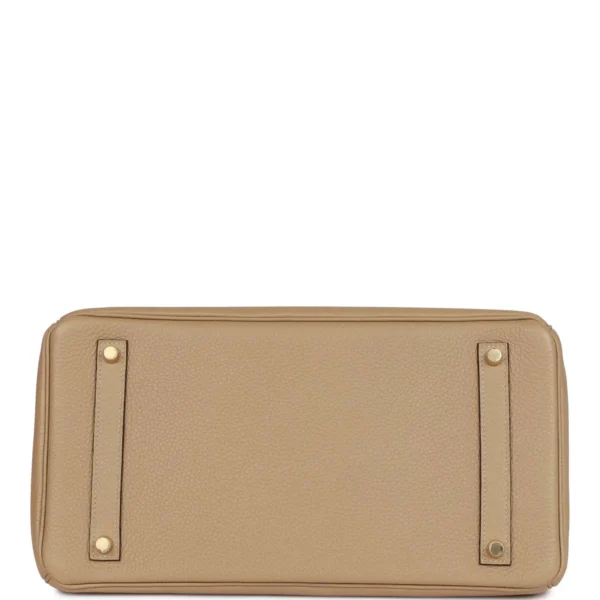 625834e11bc5594470ab4d6f0f14e196 Hermès Birkin 35 Trench Clemence Gold Hardware