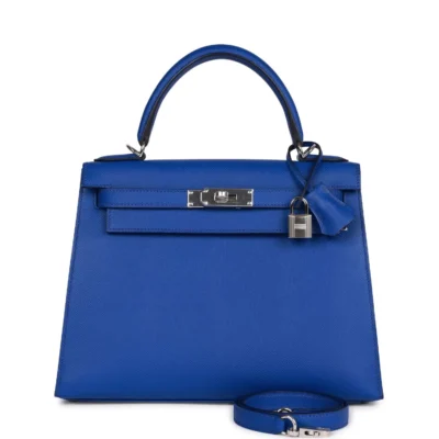 6464bc1715a8e259bb1a49418bce8b5c Hermès Bleu Royal Epsom Sellier Kelly 28cm Palladium Hardware