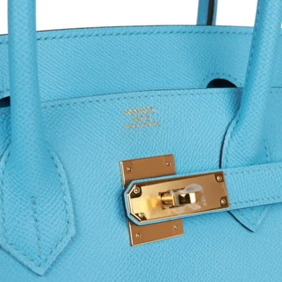 64a564ac4fc7d6aa25192b5ed5b67476 Hermès Birkin 30 Celeste Epsom Gold Hardware
