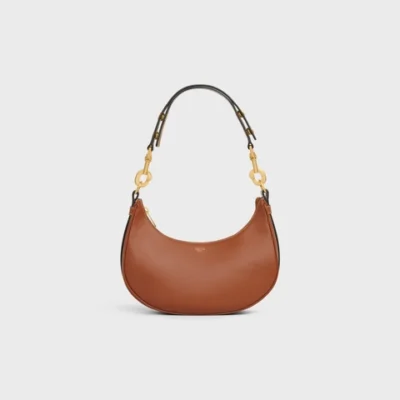 MEDIUM AVA STRAP BAG IN SMOOTH CALFSKIN TAN