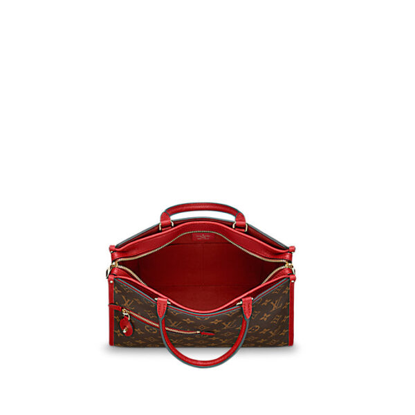 659a4a7ae611d8faacd79abb535c097f Louis Vuitton Monogram Canvas POPINCOURT PM RED