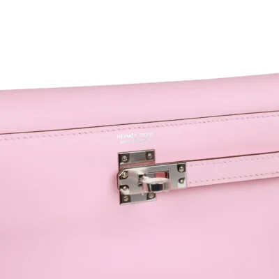 Hermès Kelly Danse Rose Sakura Swift Palladium Hardware