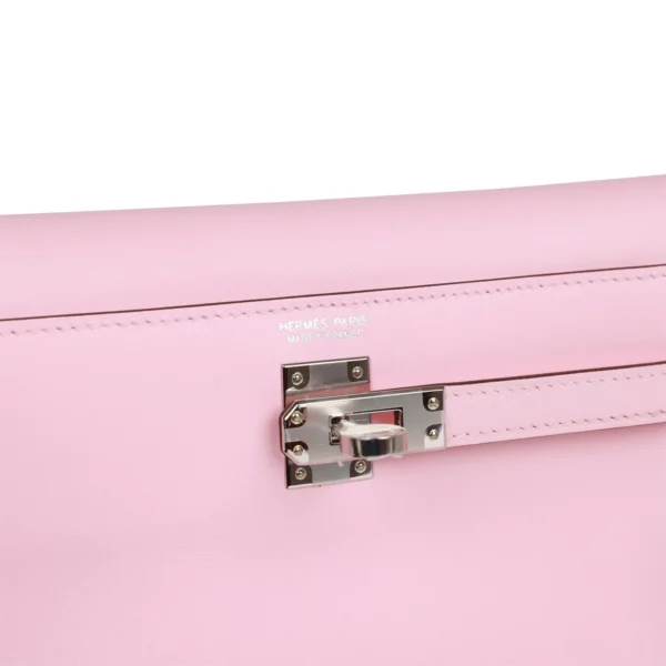 Hermès Kelly Danse Rose Sakura Swift Palladium Hardware