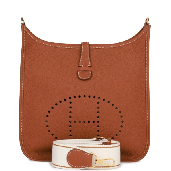 Hermès Evelyne III PM Gold Clemence Gold Hardware