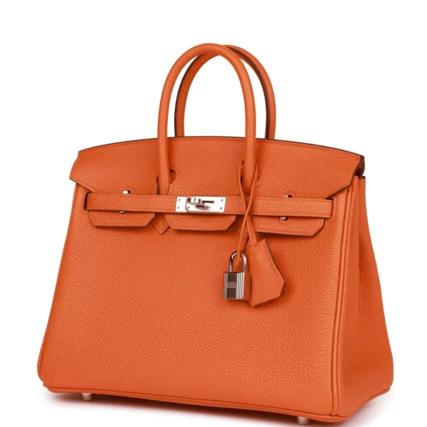 677cdaaafe89a9e7d091f05e6df71f1f Hermès Birkin 25 Orange Togo Palladium Hardware