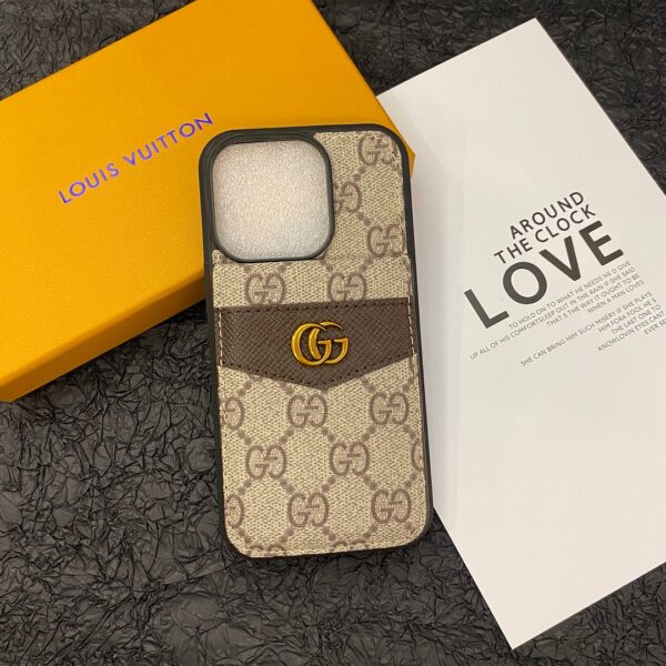 681747f88189919f41b4a11392be0557 LUXURY MONOGRAM GENUINE LEATHER IPHONE CASE FLIP WALLET Roxy New 2
