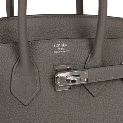 Hermès Birkin 25 Gris Meyer Togo Palladium Hardware