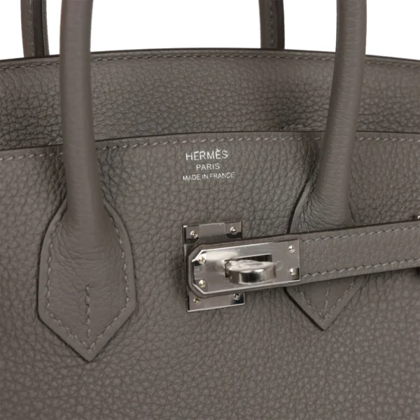 Hermès Birkin 25 Gris Meyer Togo Palladium Hardware