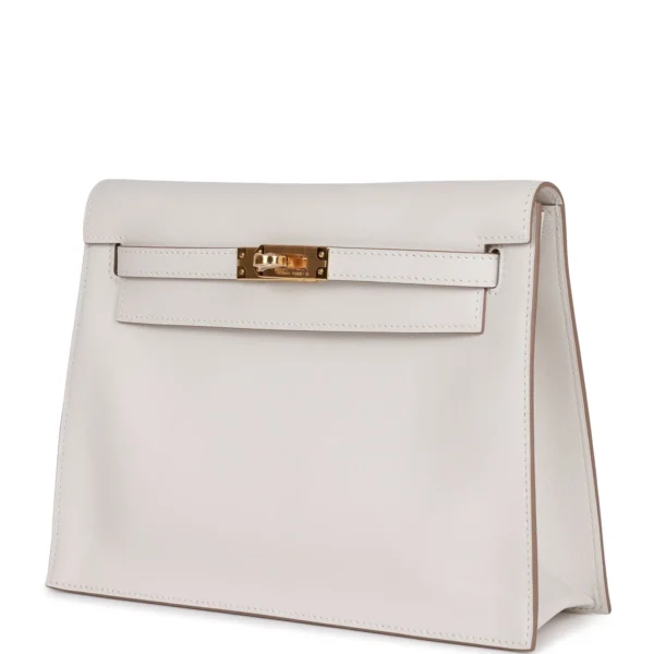 Hermès Kelly Danse Gris Perle Swift Gold Hardware