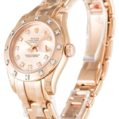 6924bc7ce08412ff79a647bb6df5cc28 ساعة نسائية رولكس Pearlmaster 80315 29 MM