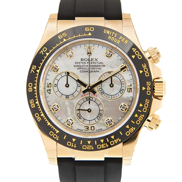 Rolex Daytona 116518MDR 40MM Mother of Pearl Dial Gold-tone Case