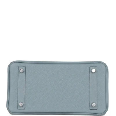 Hermès Birkin 25 Bleu Lin Verso Togo Palladium Hardware