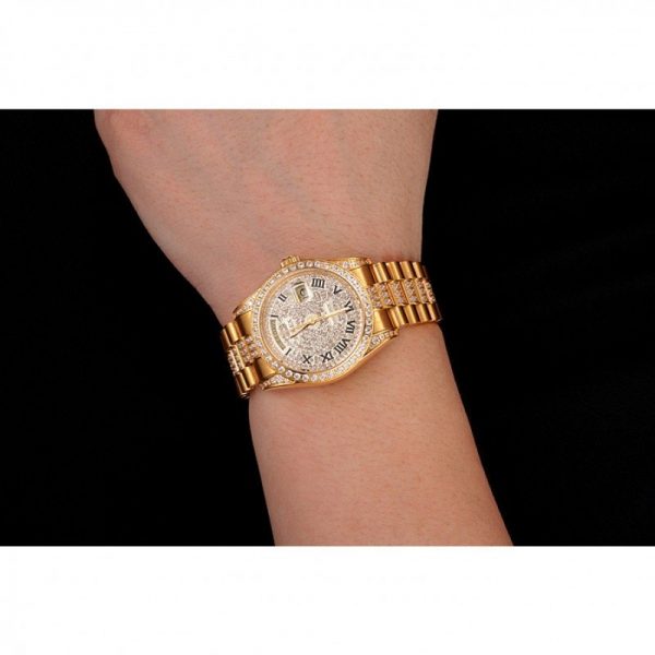 Rolex Daydate 1453956 Gold Dail Men Watch