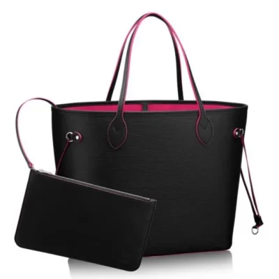 路易威登 Neverfull MM Noir Epi 皮革 M54185 包