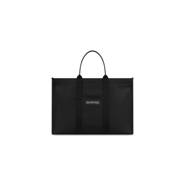 HARDWARE LARGE TOTE BAG IN BLACK