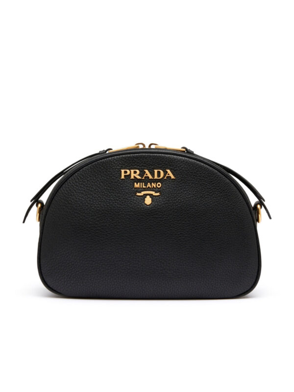 Prada Leather Odette Bag in Black