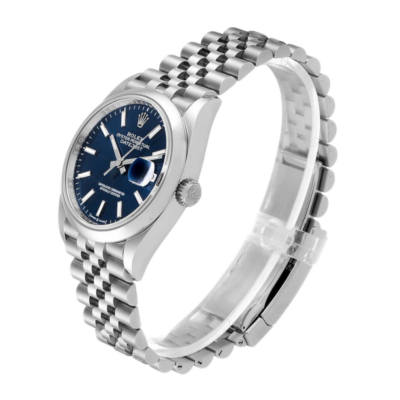 Rolex Datejust m126200-0005 36MM Blue Dial Silver-tone Case