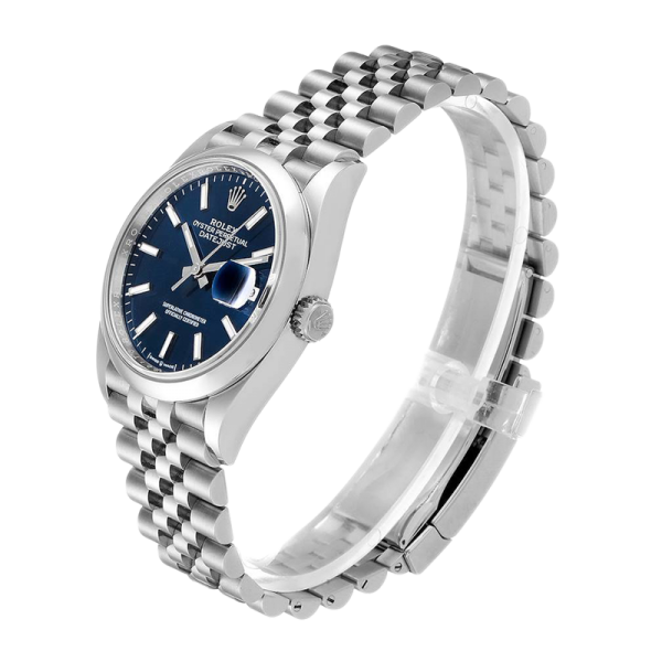 Rolex Datejust m126200-0005 36MM Blue Dial Silver-tone Case