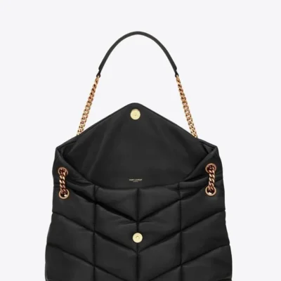 6e368e6059db5f4b8af23f48b99f6990 YSL Puffer Medium Chain Bag in Quilted Lambskin