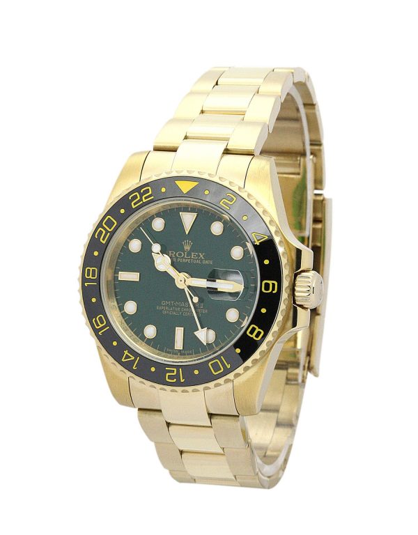 6e8450bfe4b69f64937be60485e42ab4 Rolex GMT Master II 116718.3 Dual Timezone Herren Armbanduhr