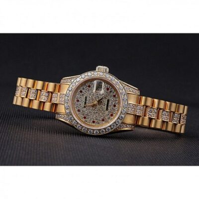 ساعة نسائية رولكس Datejust 622023 مينا باللون الأبيض