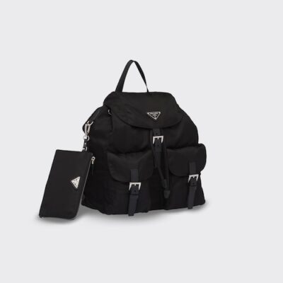 Prada Re-Nylon medium backpack- Black