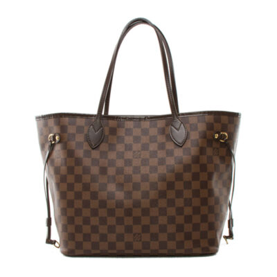 路易威登 N51105 Neverfull MM 棋盘格 Ebene 帆布 肩背包