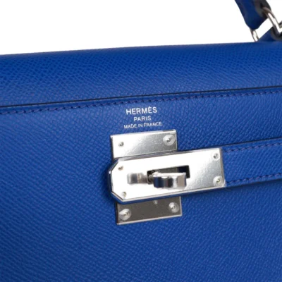6f4ecdc64f558e62427359d5fe6ef0f6 Hermès Bleu Royal Epsom Sellier Kelly 28cm Palladium Hardware