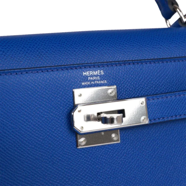 6f4ecdc64f558e62427359d5fe6ef0f6 Hermès Bleu Royal Epsom Sellier Kelly 28cm Palladium Hardware
