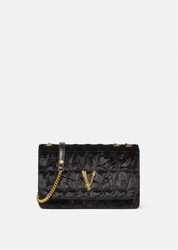 Virtus Velvet Shoulder Bag