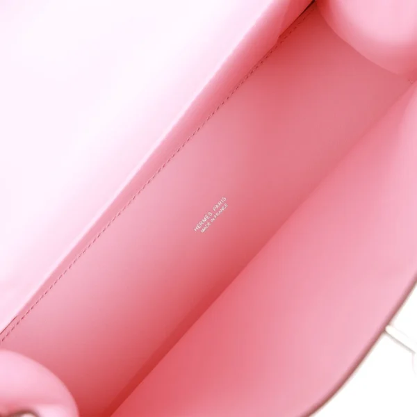 Hermès Kelly Danse Rose Sakura Swift Palladium Hardware