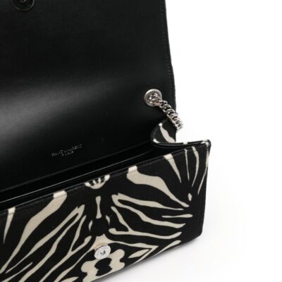حقيبة صغيرة YSL Crossbody بلون Zebra Print