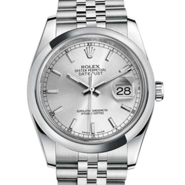Rolex Datejust 116200SSJ 36MM Silver Dial Silver-tone Case