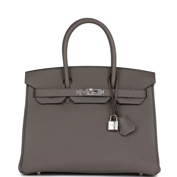 Hermès Birkin 30 Etain Togo Palladium Hardware