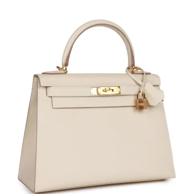 Hermès Craie Epsom Sellier Kelly 28cm Gold Hardware