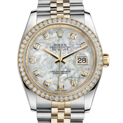 715d6d09a84e6959ec94888e4d66fe63 Rolex Datejust 116243MDJ 36MM Mother of Pearl Silver-tone Case