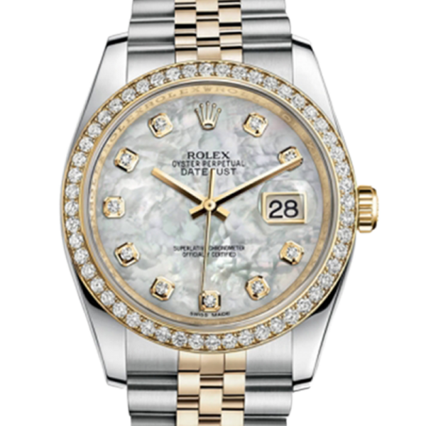 Rolex Datejust 116243MDJ 36MM Mother of Pearl Silver-tone Case