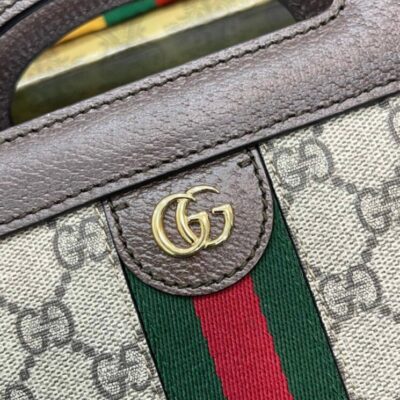 古驰 Ophidia Web 693724 深蓝色小号托特包