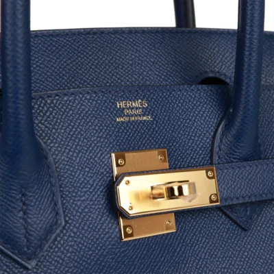 7258fd034e54104b27bcb539500821be Hermès Birkin 30 Bleu Saphir Epsom Gold Hardware