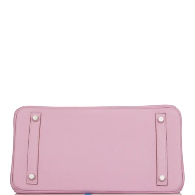 Hermès Birkin 30 Mauve Sylvestre Clemence Palladium Hardware