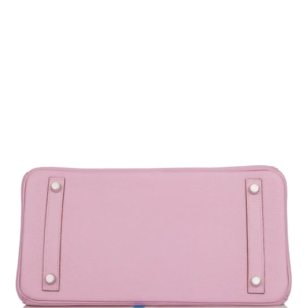 Hermès Birkin 30 Mauve Sylvestre Clemence Palladium Hardware