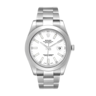 Rolex Datejust 116300WSO 41MM White Dial Silver-tone Case