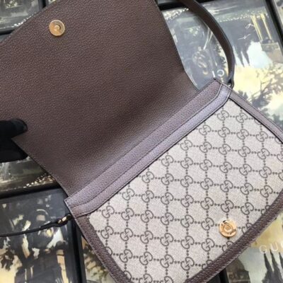 Gucci Ophidia GG small shoulder bag 601044 Dark Coffee