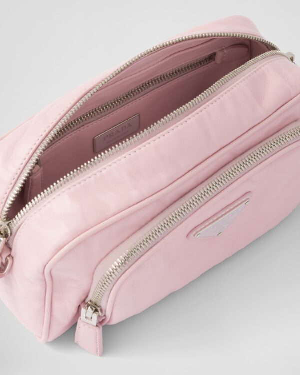 73fb01279f6daadb6f81e4dc53140985 Prada Nappa antique leather multi-pocket shoulder bag - Alabaster Pink
