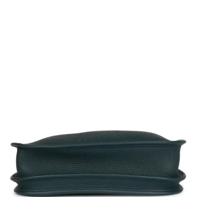 Hermès Evelyne PM Vert Cypress Clemence Gold Hardware