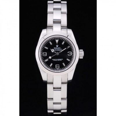 Rolex Explorer 69173 Black Dail Women Watch