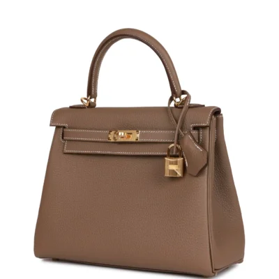 74ea785646740041dacd9bf6c8c46f3d Hermès Kelly Retourne 25 Etoupe Togo Gold Hardware